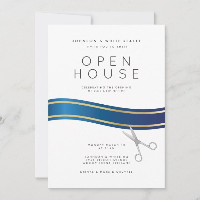 Invitación a la Casa Abierta (Anverso)