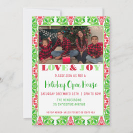Invitación a la Casa Abierta de Festividad Roja y 