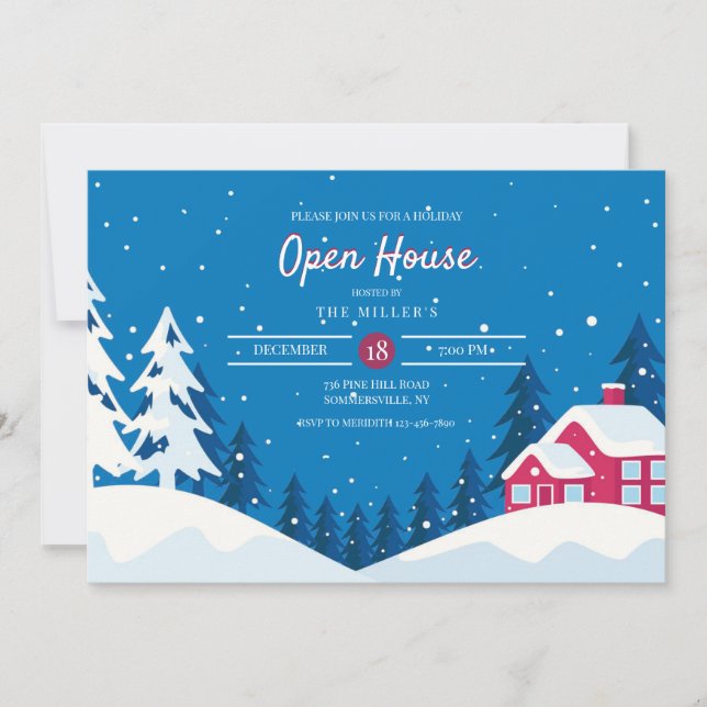 Invitación a la Casa Abierta de Invierno (Anverso)