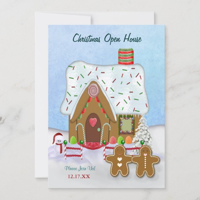 Invitación a la Casa Abierta de los navidades Ging (Anverso)