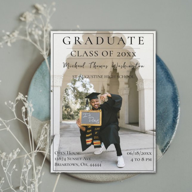 Invitación a la Casa Abierta de Moderna Graduación (Subido por el creador)