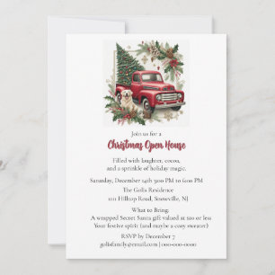 Invitación a la Casa Abierta de Navidad de Red Tru