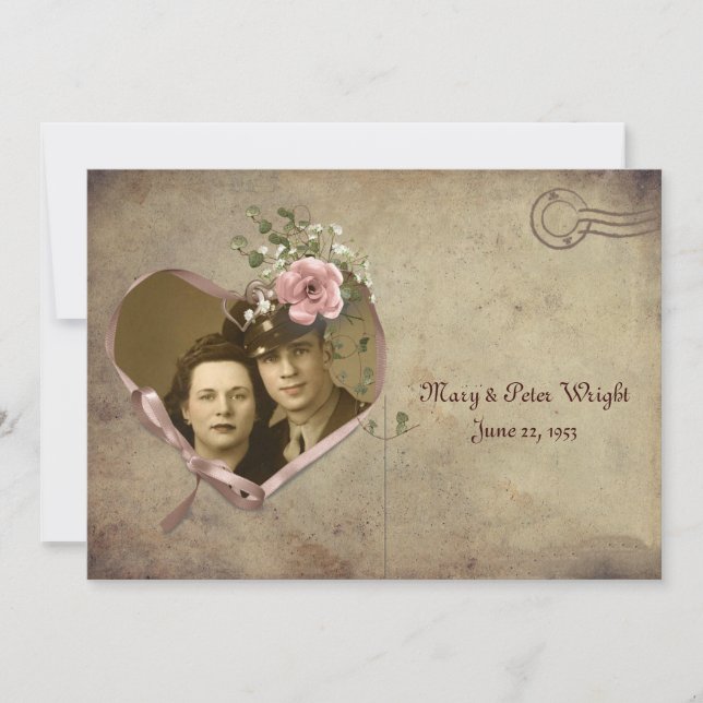 Invitación a la Casa Abierta para Aniversario Vint (Anverso)