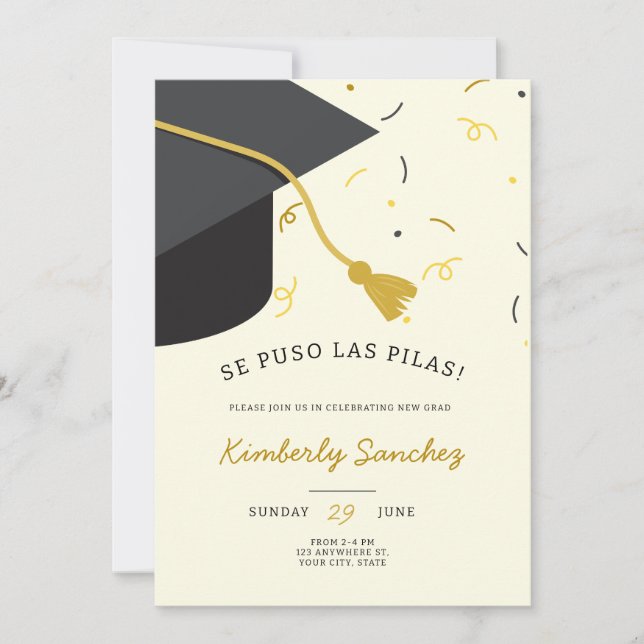 Invitación a la casa de huéspedes con límite de gr (Anverso)