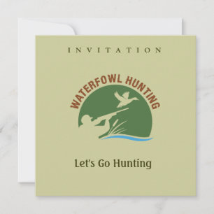 Invitación a la caza de aves acuáticas