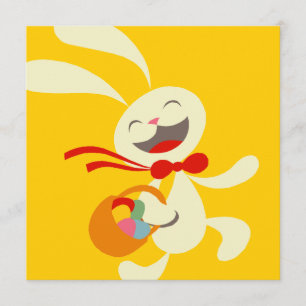 Invitación a la caza de huevos de Pascua