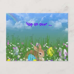 Invitación a la caza de huevos de Pascua