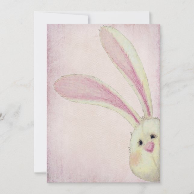 Invitación a la caza de huevos de Pascua (Anverso)