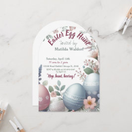 Invitación a la caza de huevos en Pascua | Invitac