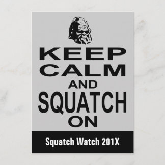 Invitación a la caza masiva de Squatchin