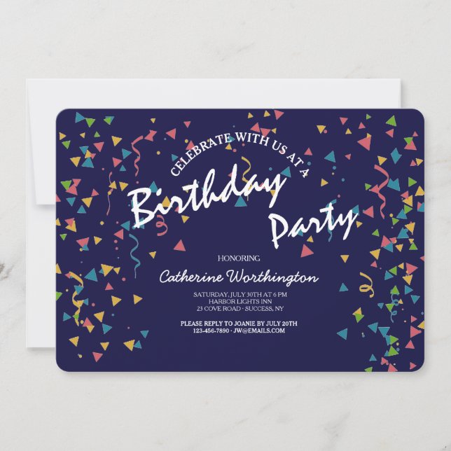 Invitación a la celebración (Anverso)