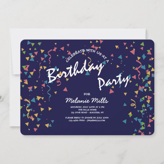 Invitación a la celebración (Anverso)