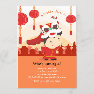 Invitación a la celebración china