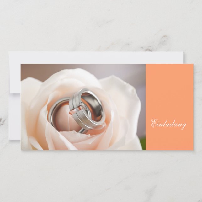 Invitación a la celebración de boda (Anverso)