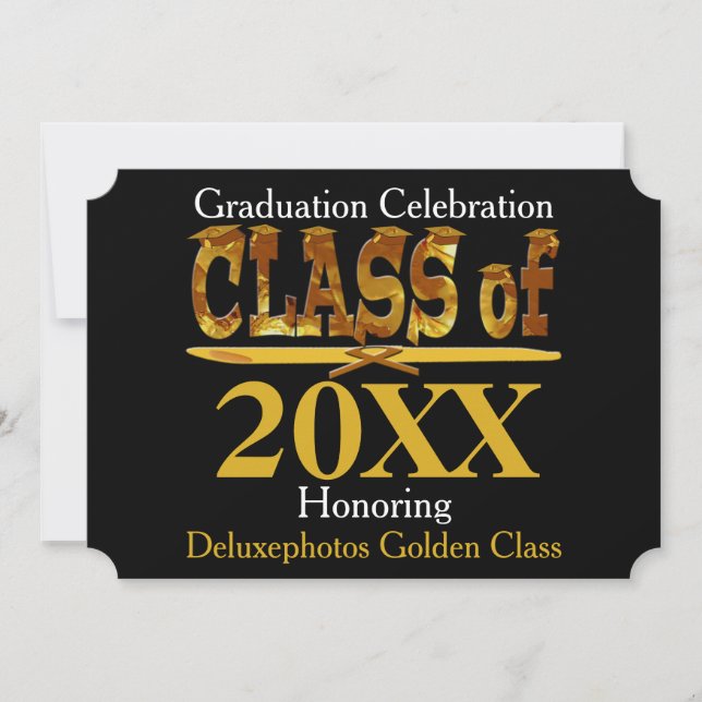 Invitación a la celebración de clases de oro de cu (Anverso)