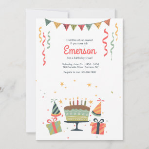 Invitación a la celebración de cumpleaños