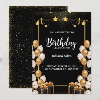 Invitación a la celebración de cumpleaños de momen