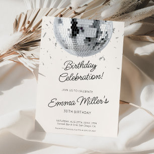 Invitación a la celebración de cumpleaños de Silve