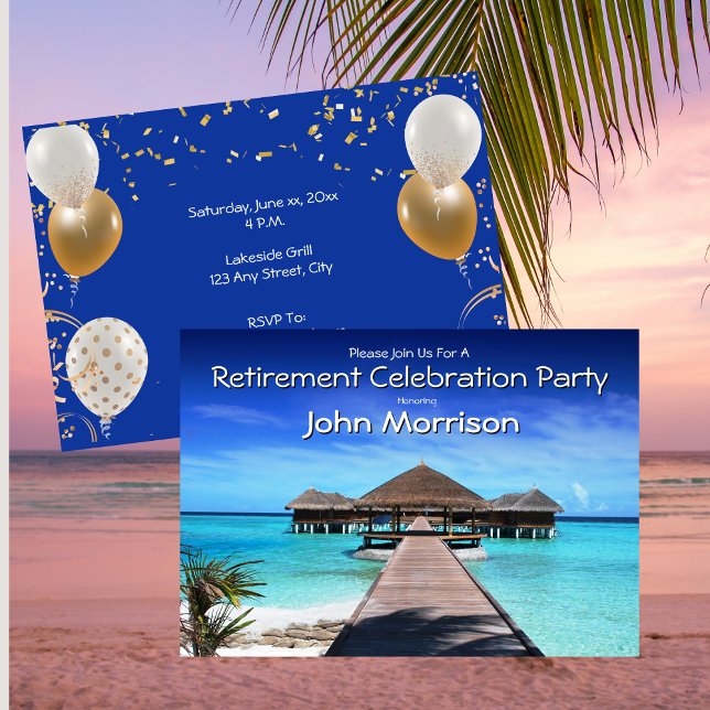 Invitación a la celebración de Fiesta de Jubilació (Retirement Party Fun Celebration Invitation)