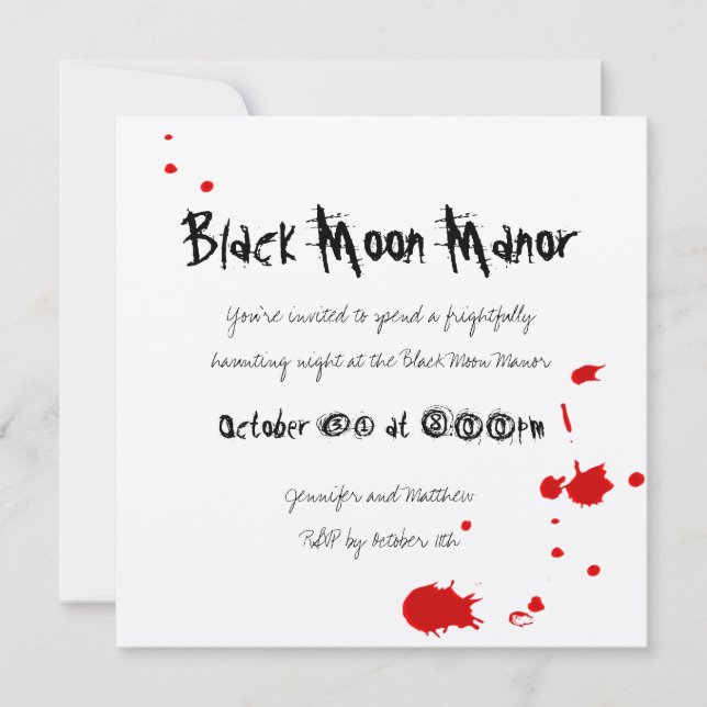Invitación a la celebración de Halloween en Crema (Anverso)