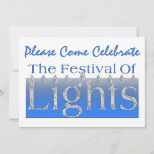 Invitación a la celebración de Hanukkah