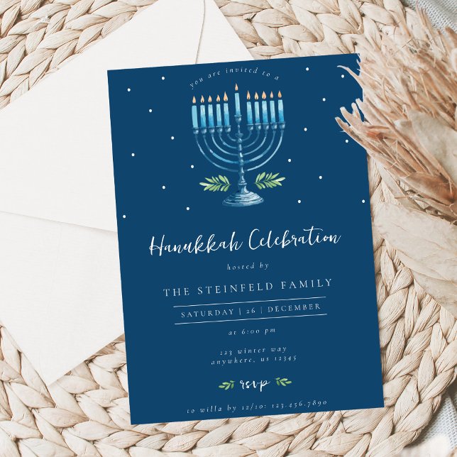 Invitación a la Celebración de Hanukkah (Subido por el creador)