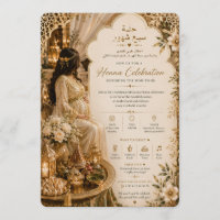 Invitación a la Celebración de Henna Marroquí de 7
