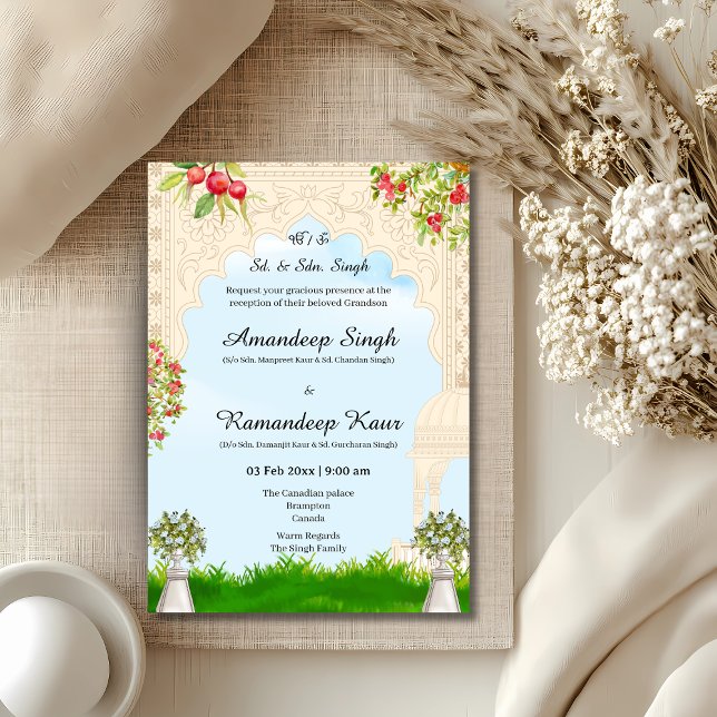 Invitación a la celebración de la boda en el Arco  (Subido por el creador)
