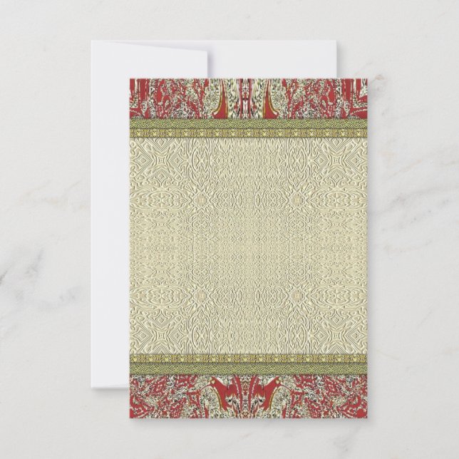 Invitación a la celebración de la boda hindú en In (Anverso)