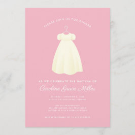 Invitación a la celebración de la cena del bautism