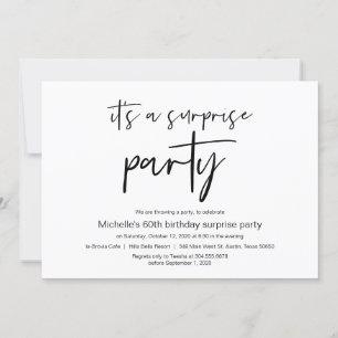 Invitación a la celebración de la fiesta de cumple