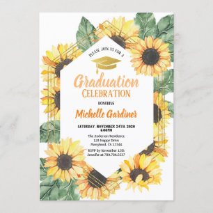 Invitación a la celebración de la fiesta de gradua