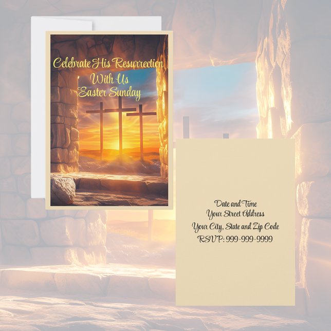 Invitación a la celebración de la resurrección de  (Subido por el creador)