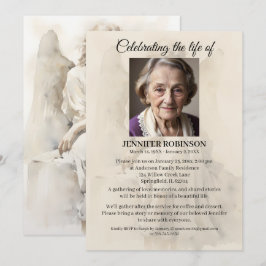 Invitación a la Celebración de la Vida de Ángel Me