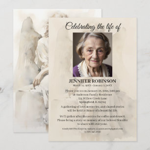 Invitación a la Celebración de la Vida de Ángel Me