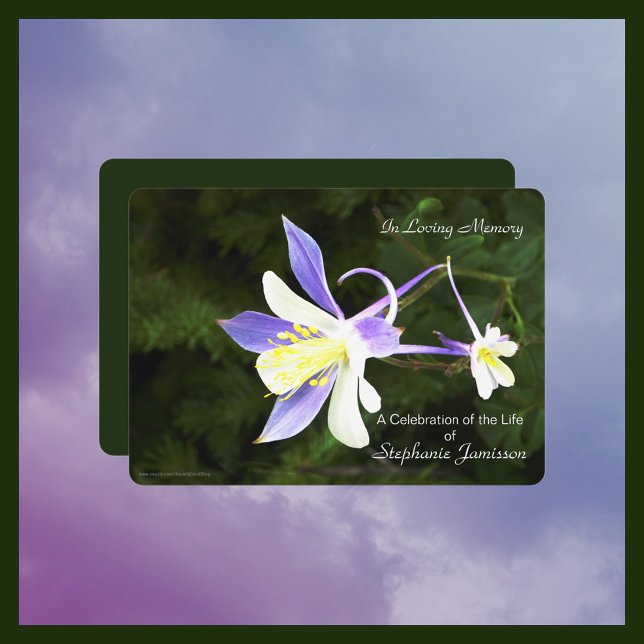 Invitación a la celebración de la vida de las flor (Subido por el creador)