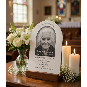 Invitación a la Celebración de la Vida y Funeral e