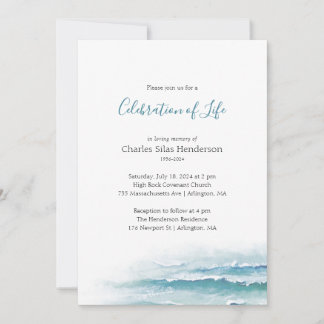 Invitación a la celebración de las olas oceánicas