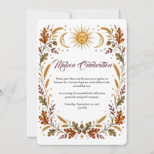 Invitación a la Celebración de Mabon Equinoccio de