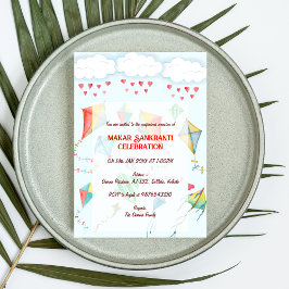 Invitación a la celebración de Makar Sankranti