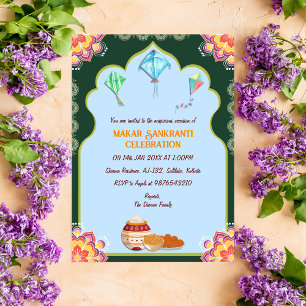 Invitación a la celebración de Makar Sankranti
