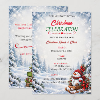 Invitación a la Celebración de Navidad