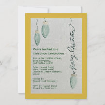 Invitación a la celebración de navidades