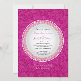 Invitación a la celebración de una boda barroca en