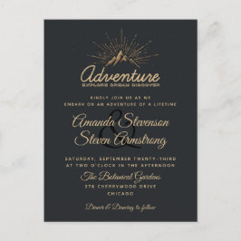 Invitación a la celebración de una boda rústica en