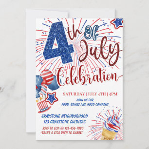 Invitación a la Celebración del 4 de Julio
