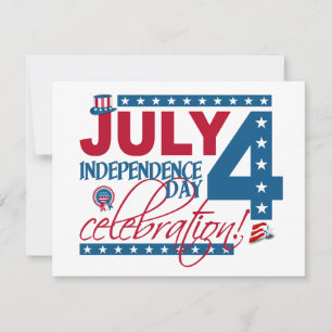 Invitación a la celebración del 4 de julio - perso