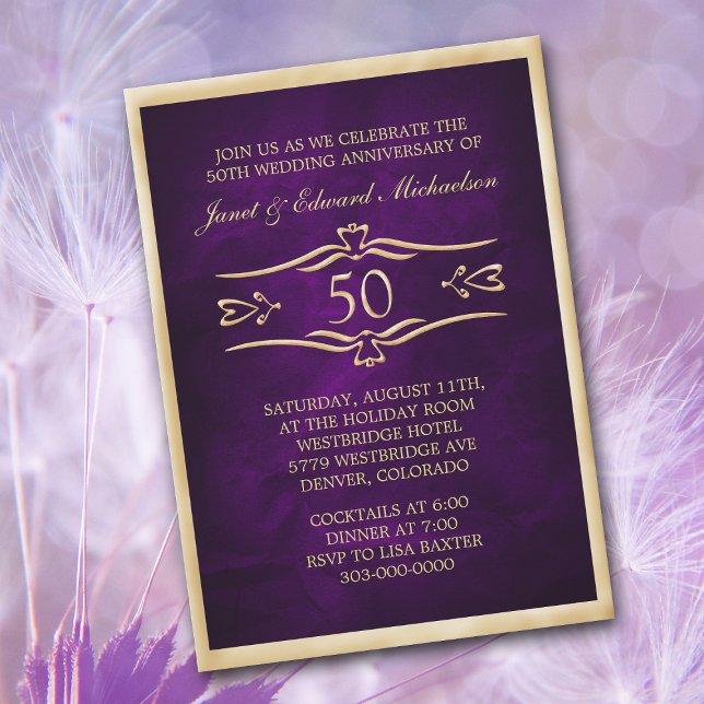 Invitación a la celebración del Aniversario de Oro (Subido por el creador)
