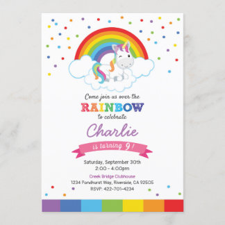 Invitación a la celebración del arco iris