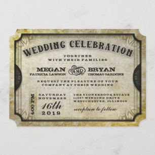 Invitación a la celebración del Boda de entradas d